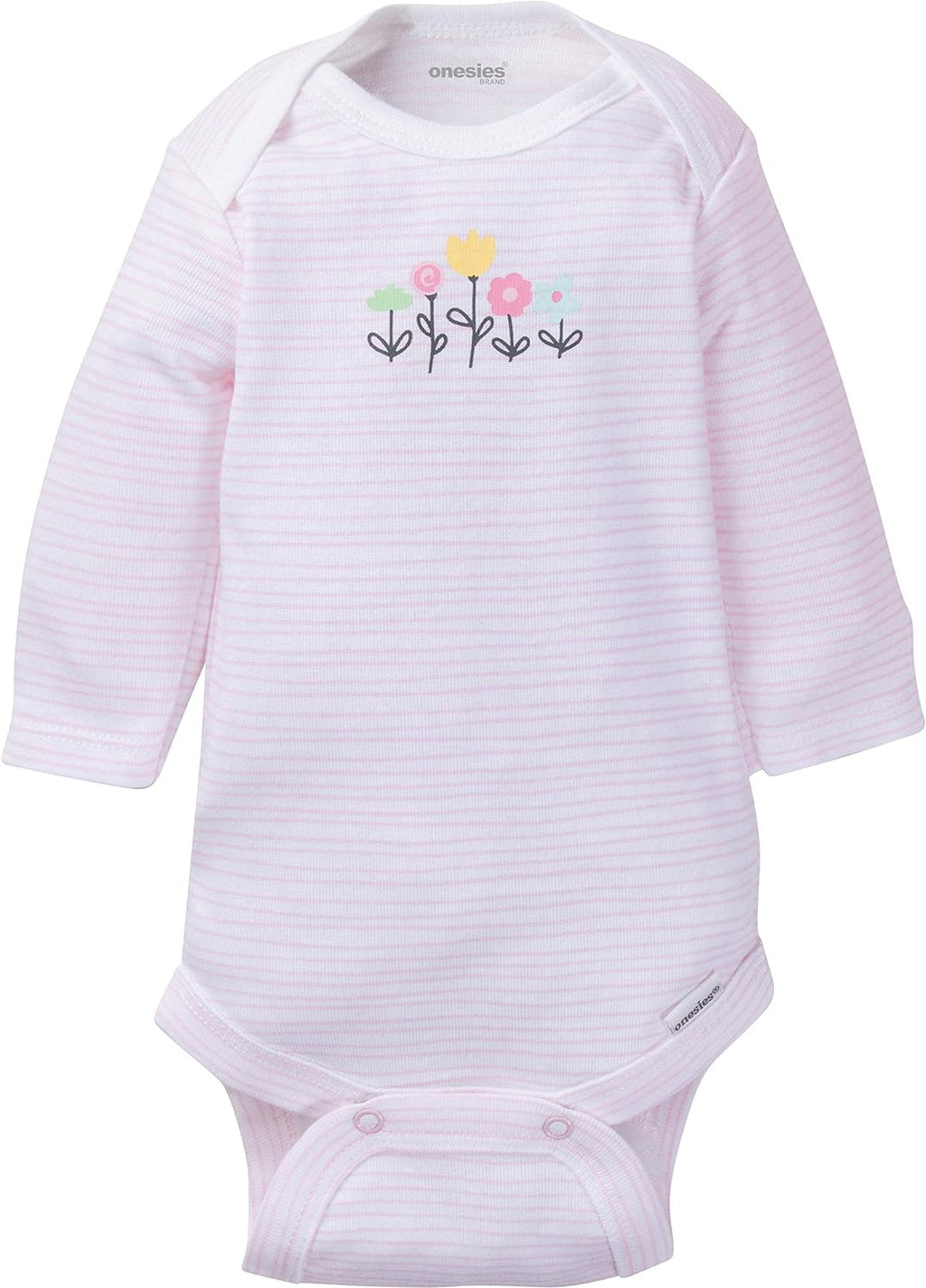 Baby-Girls 6-Pack Long Sleeve Bodysuits